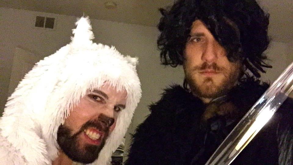 Our first couple's costume for Halloween