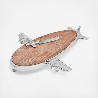 Airplane Wooden Cheese Board