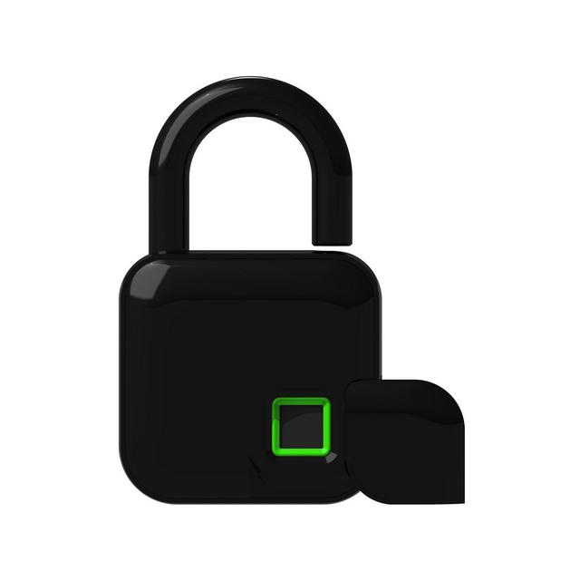Sharper Image Fingerprint Padlock Slide Panel