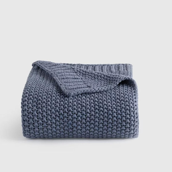 Cotton Fisherman Throw - Mineral
