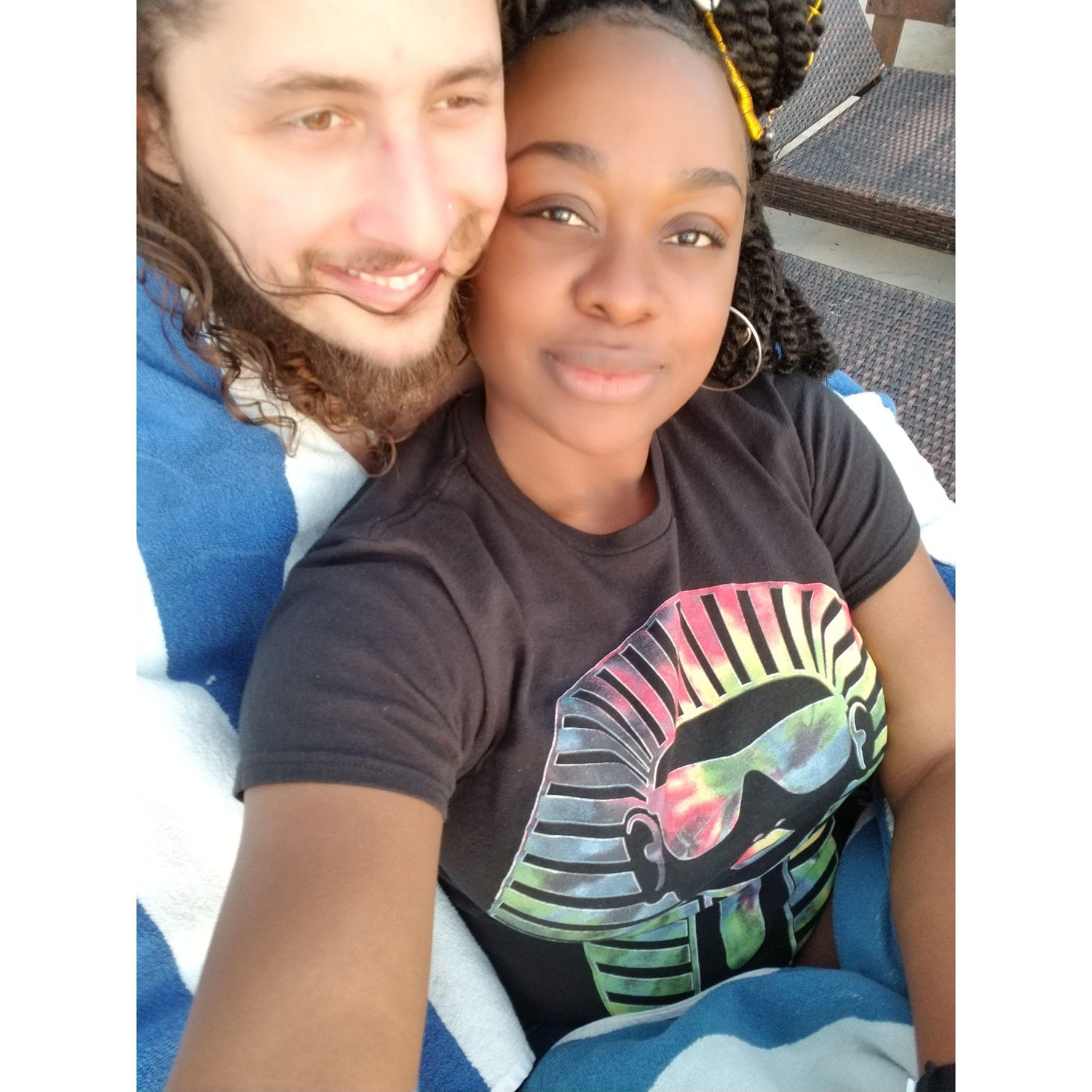 Our first trip together outside of the country to Mexico.