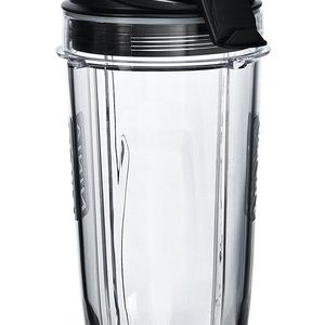 Nutri Ninja 24-Ounce BPA-Free Tritan Cup with Spout Lid for Nutri Ninja Blenders (XSK2424), 2-Pack