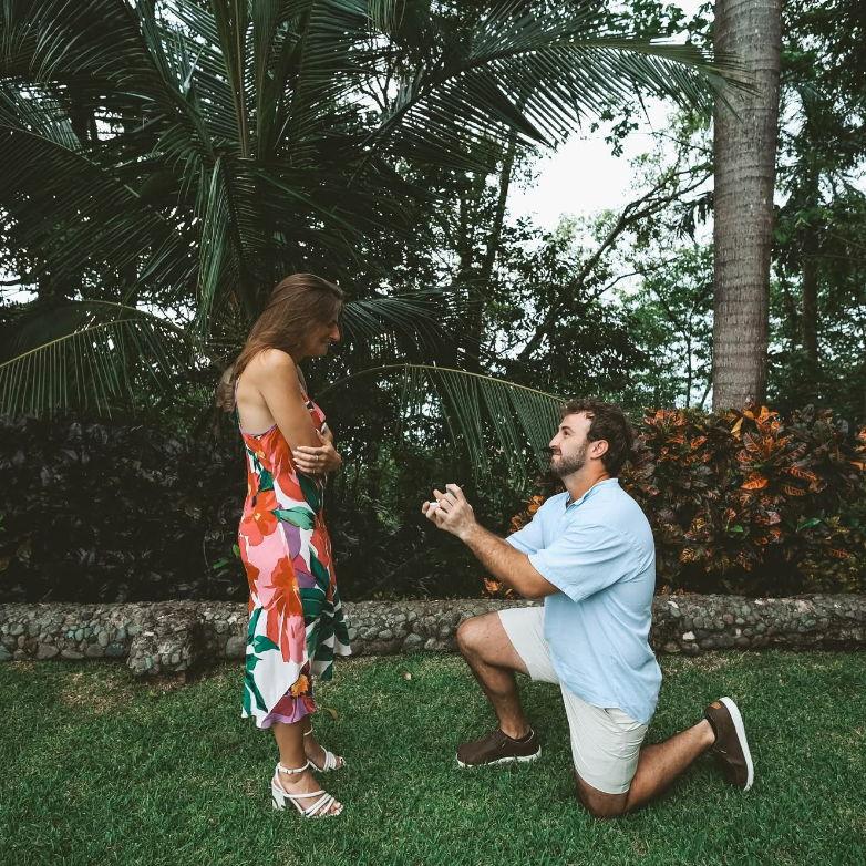 Clearly, my body language is showing how excited I was when Zach was proposing