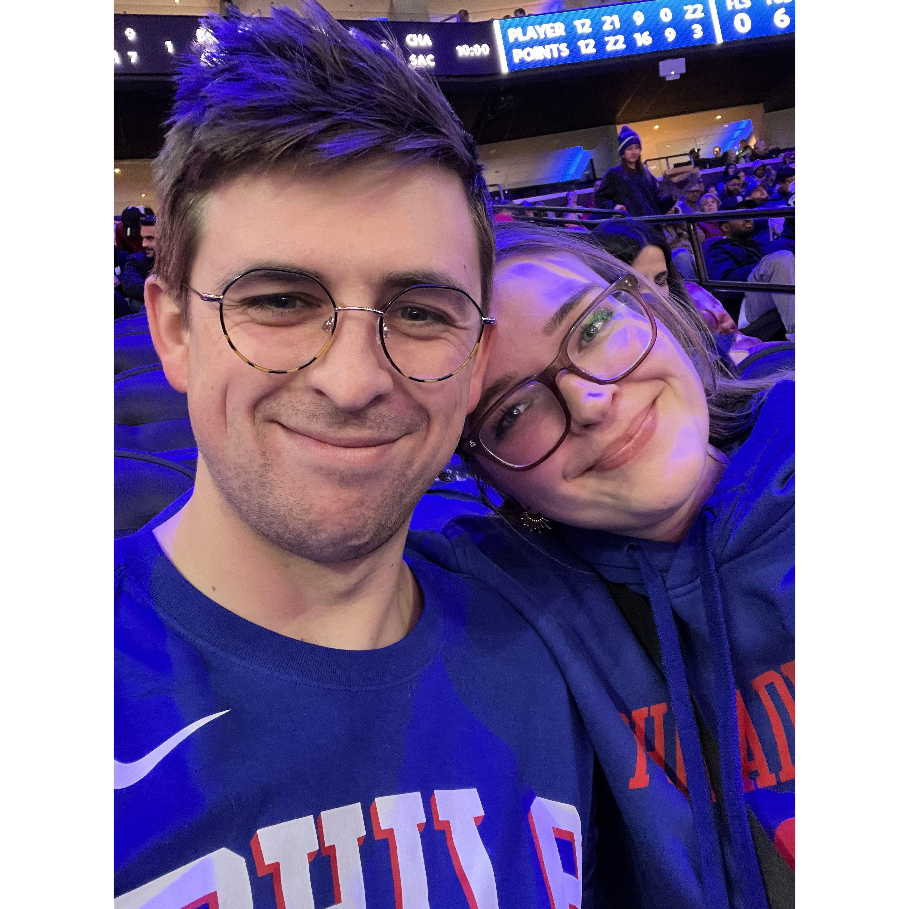 2024 - "bbbbb -basketball... gimme gimme the ball because I'm gonna DUNK IT" - sweet D and T the entire sixers game.