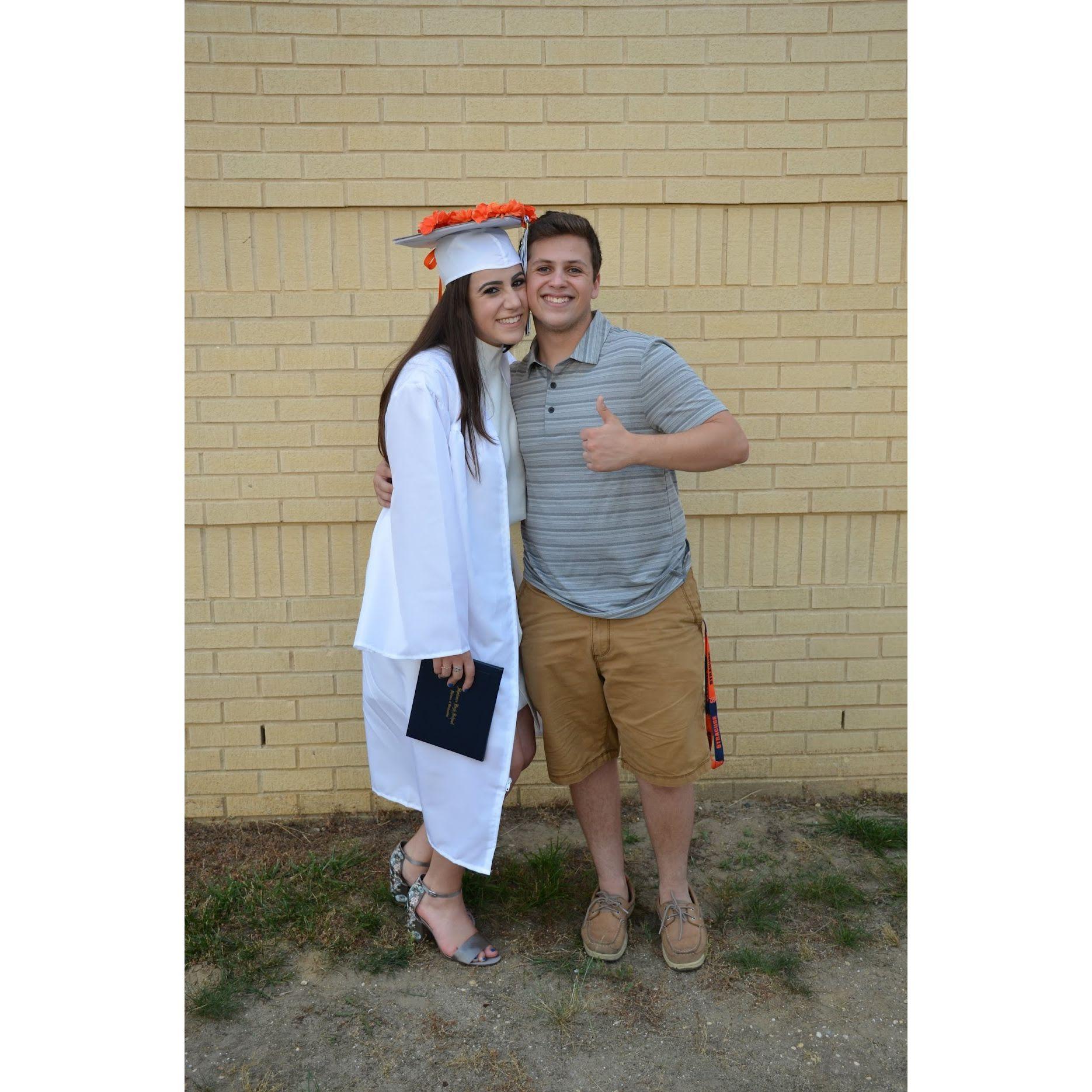 Zoë's high school graduation