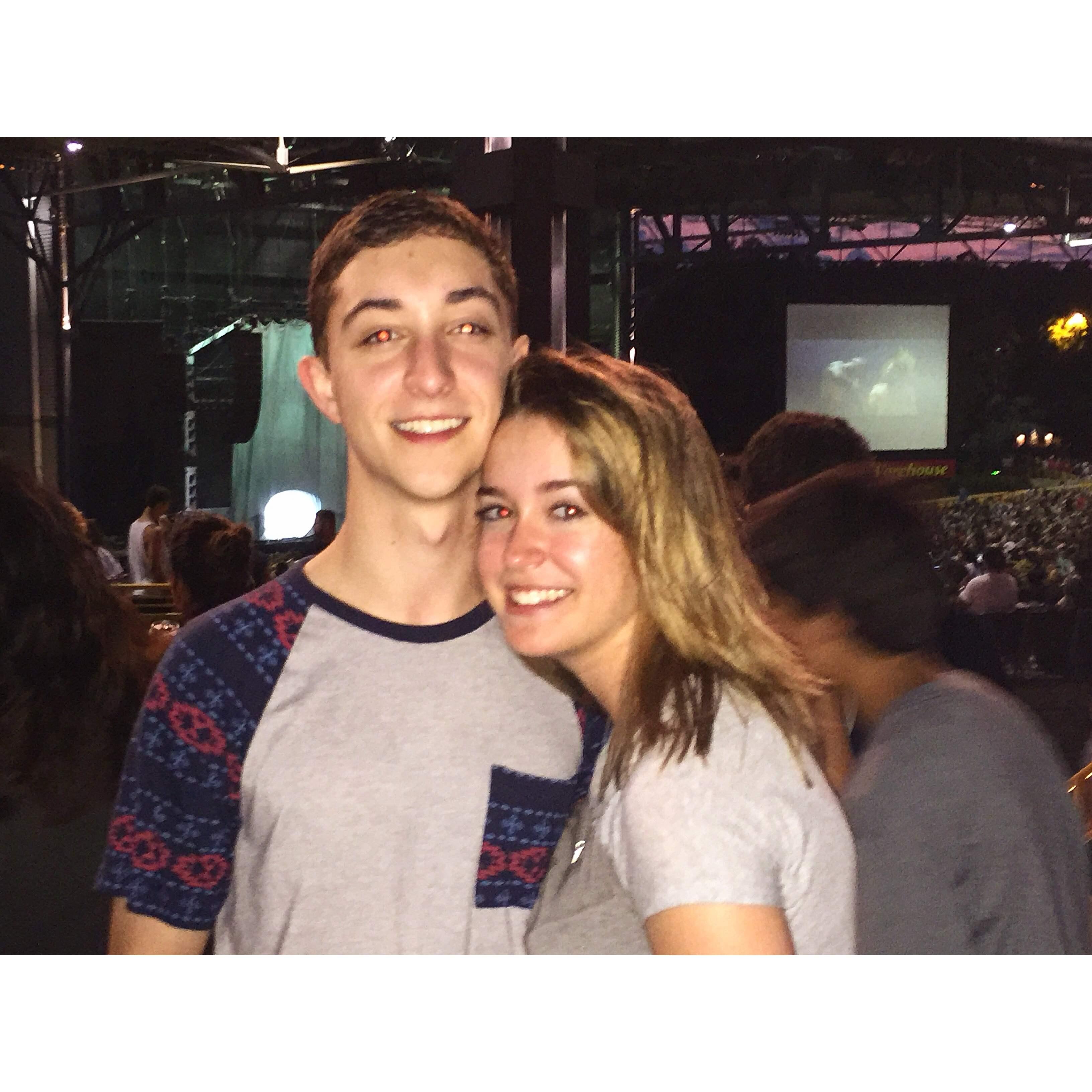 Our first concert together (Panic at the Disco)