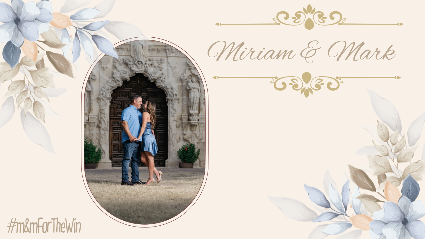 The Wedding Website of Mark Soto and Miriam Salas