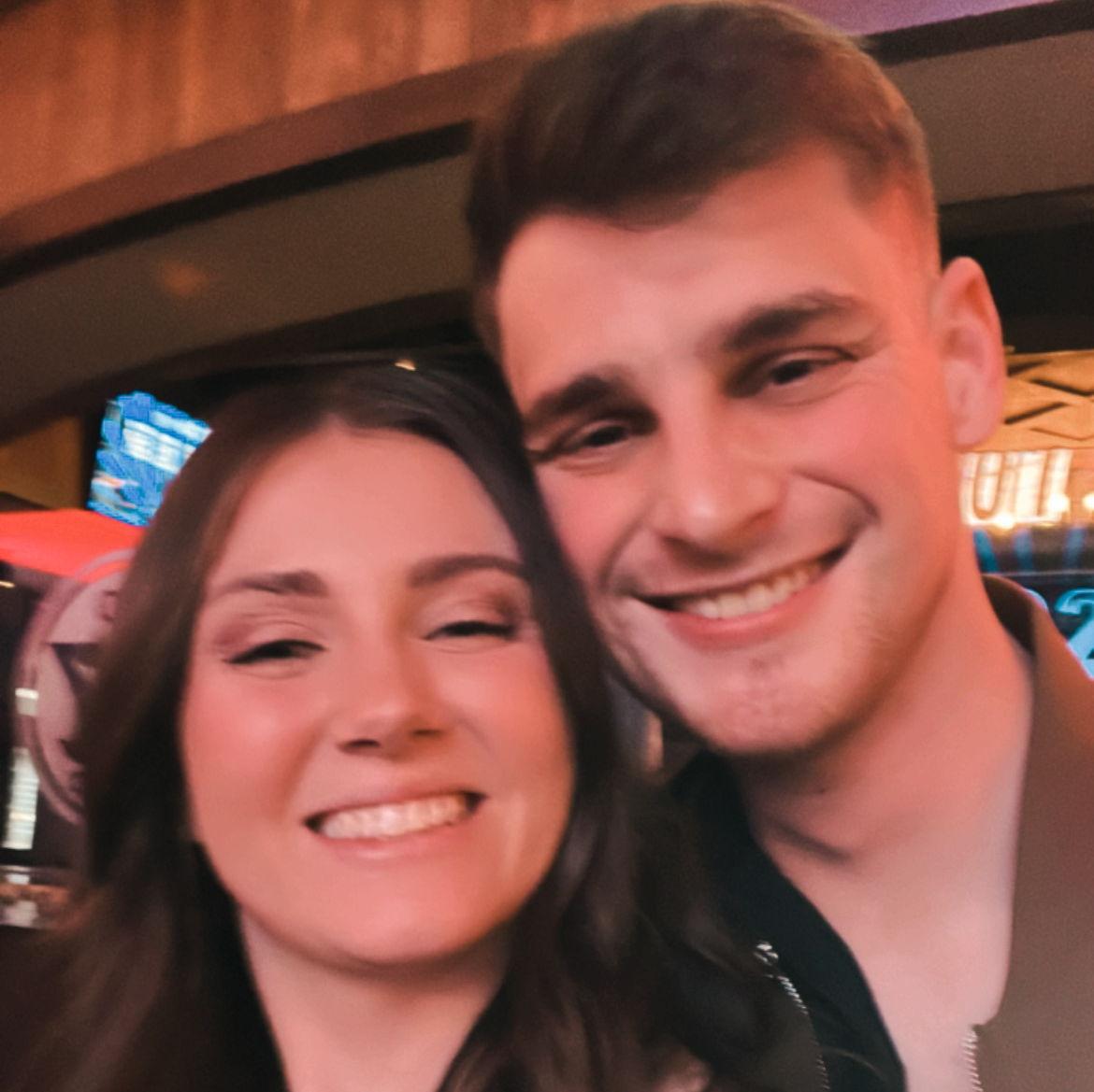 New year's eve 2023, right after Jarrett asked Katelyn to be his girlfriend:)
