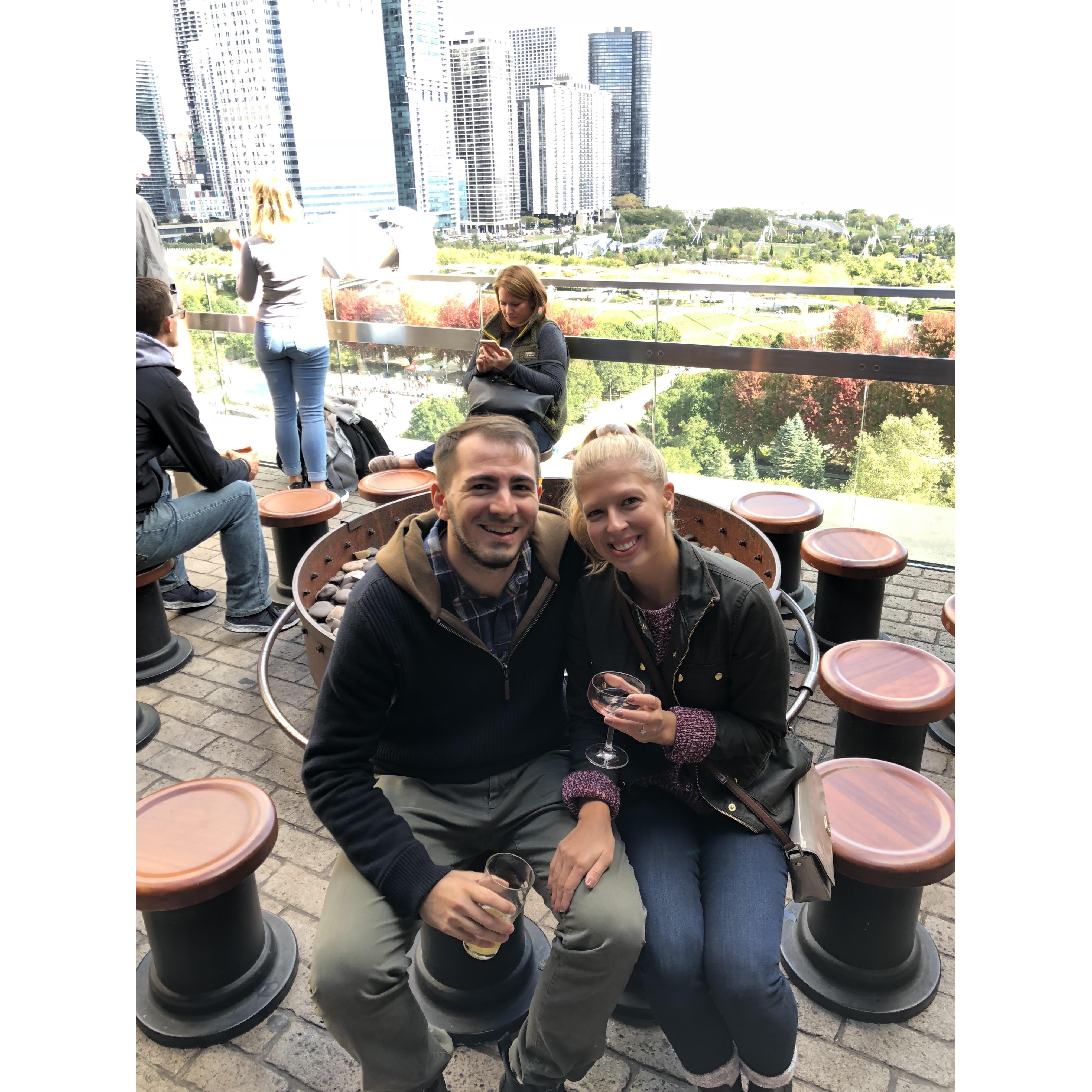 Visiting David in the Windy City!