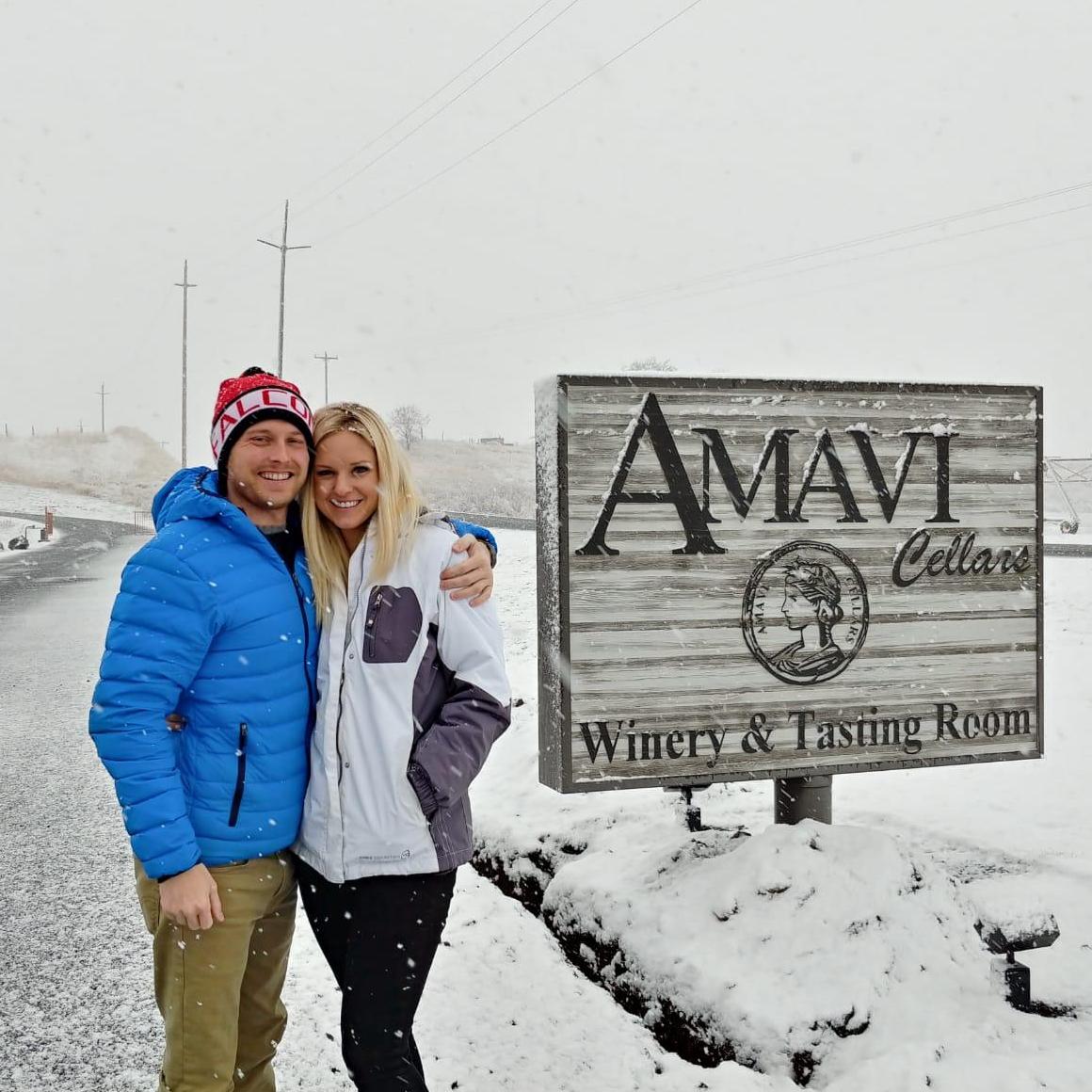 Visiting Walla Walla, WA wineries in the snow