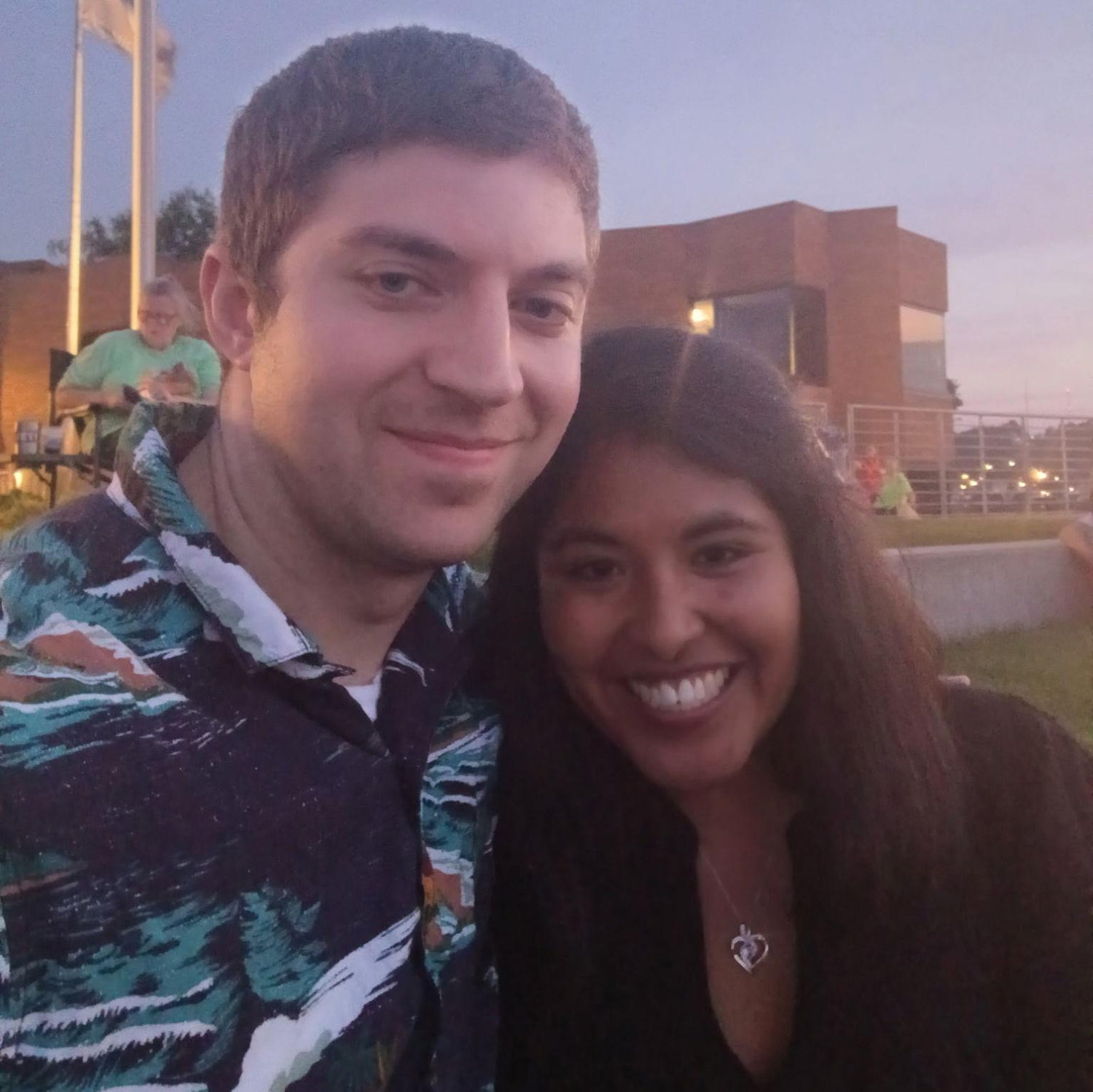 Our third date at the Musical Fountain in Grand Haven