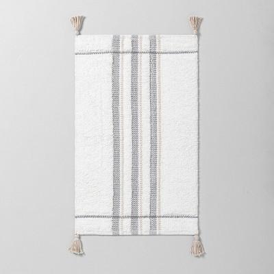 Bath Rug Bold Stripes Tonal Cream - Hearth & Hand™ with Magnolia