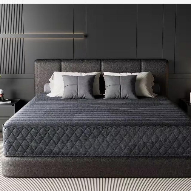 Cooling Breathable King Medium Hybrid Memory Foam 12 in. Bed-in-a-Box Mattress