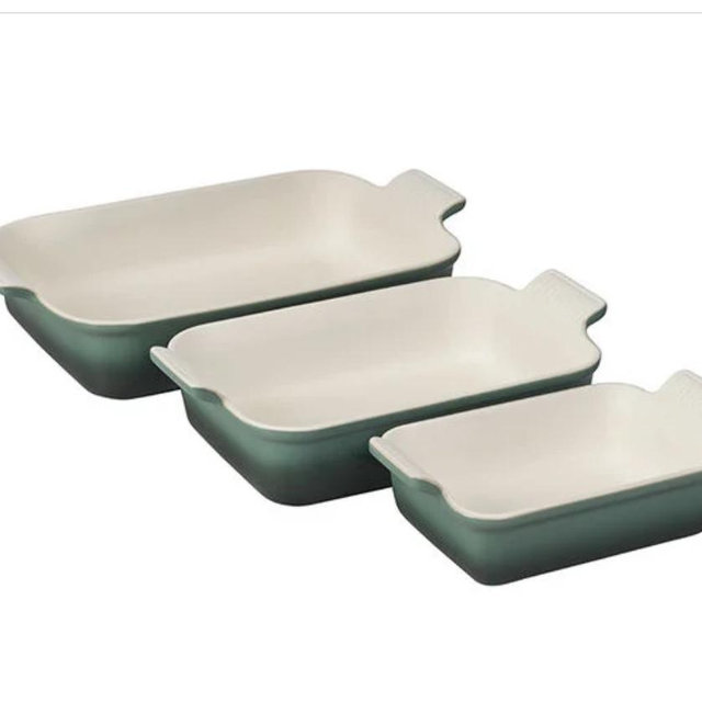 Heritage 3-Piece Rectangular Baking Dish Set - Artichaut