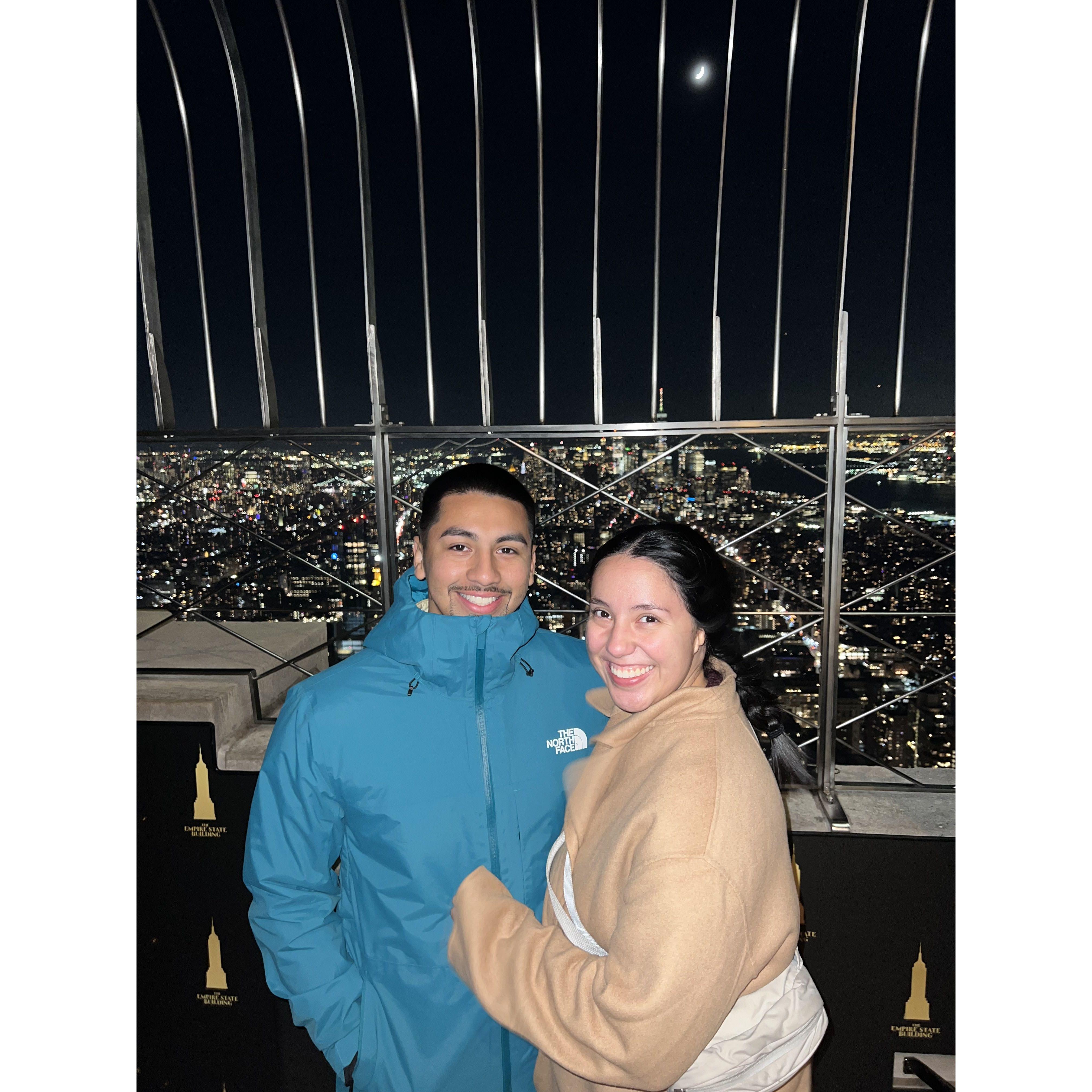 On Top of the Empire State Building - December 2023