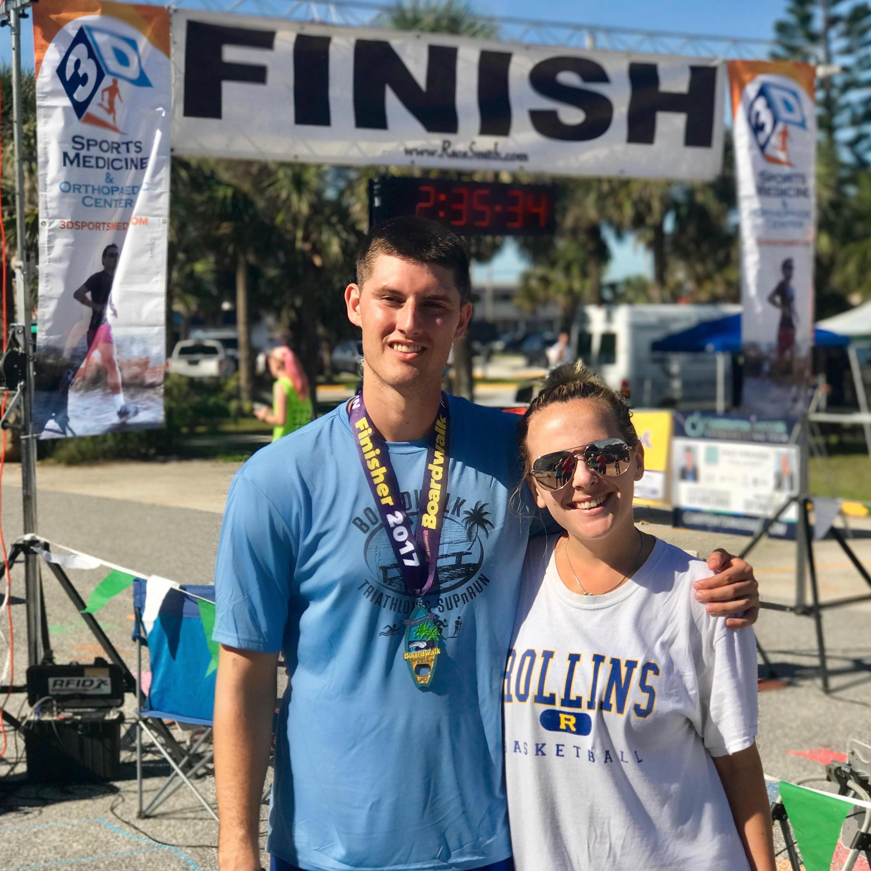 Zach's first triathlon!