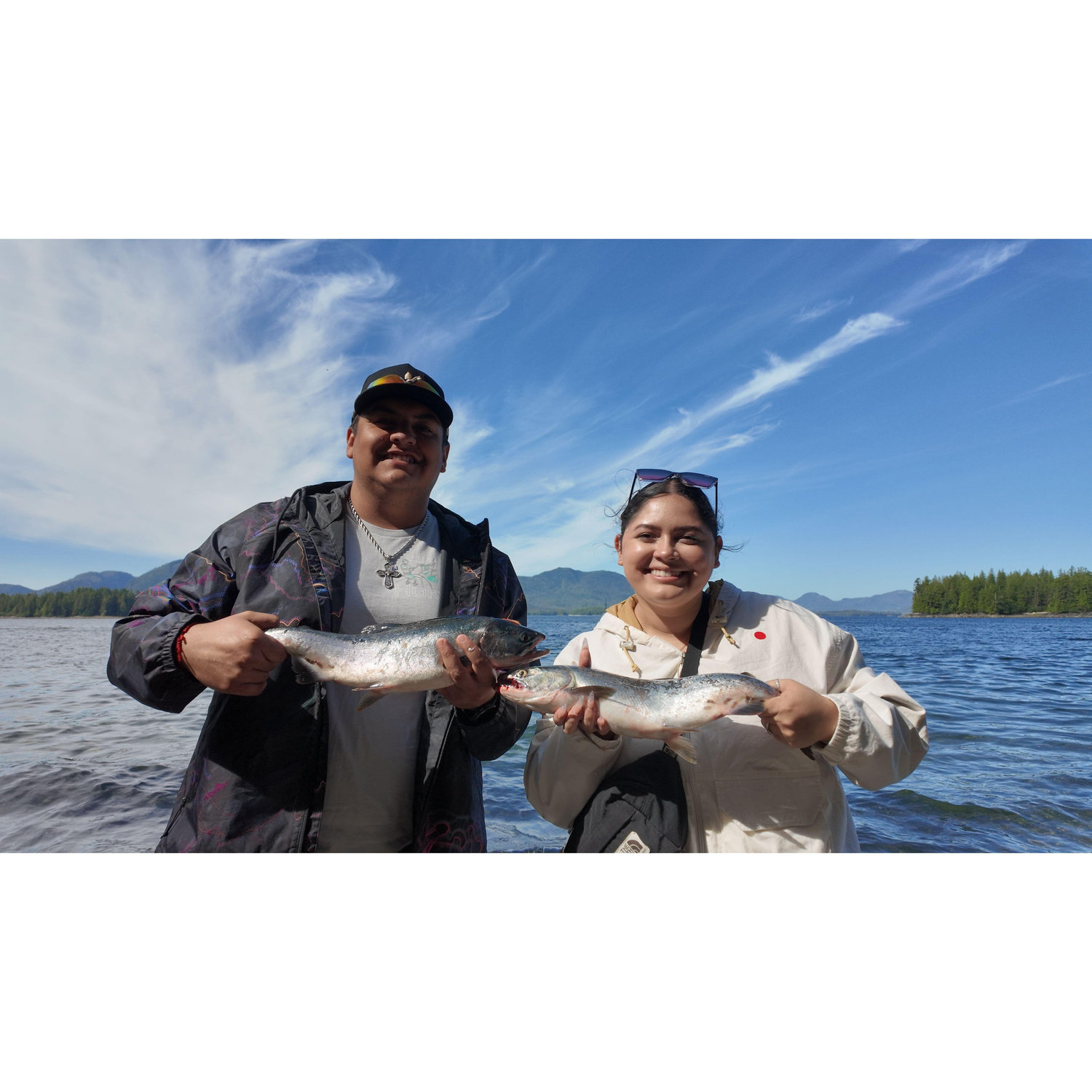 August 2, 2024 - Caught their own Wild Salmon for dinner.