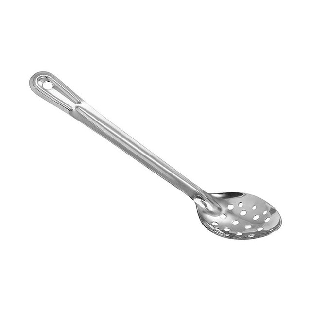 Winco Perforated Stainless Steel basting spoon, 13"