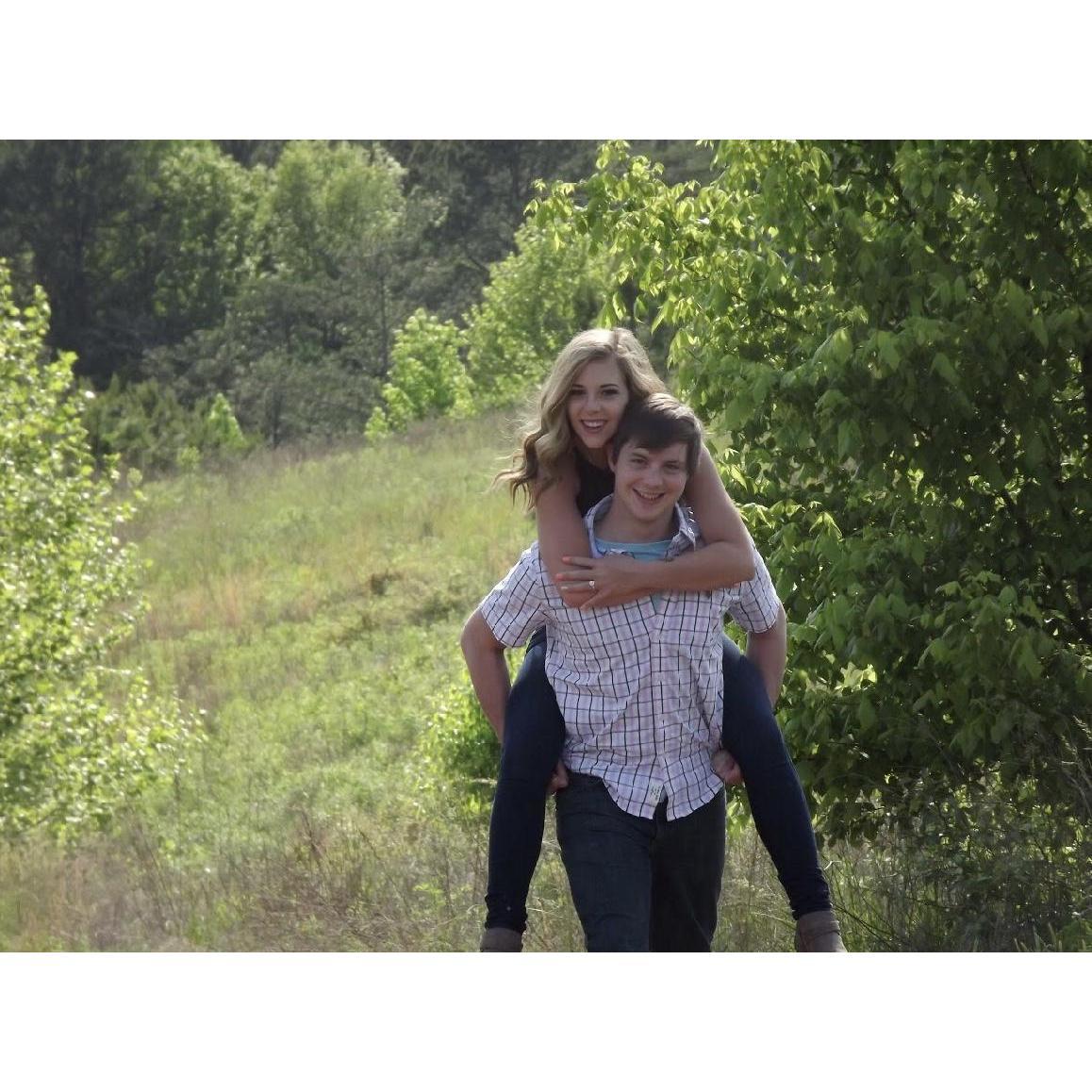 Our spur of the moment engagement pictures.