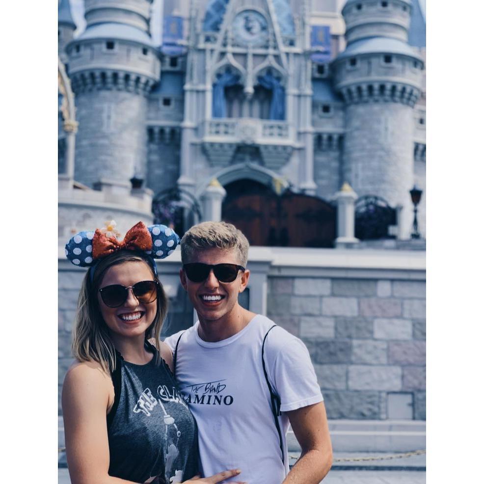When we went to Disney, I of course went all out with t-shirts and mickey ears, but he let me live out my childhood fantasy and even got in on the magic!