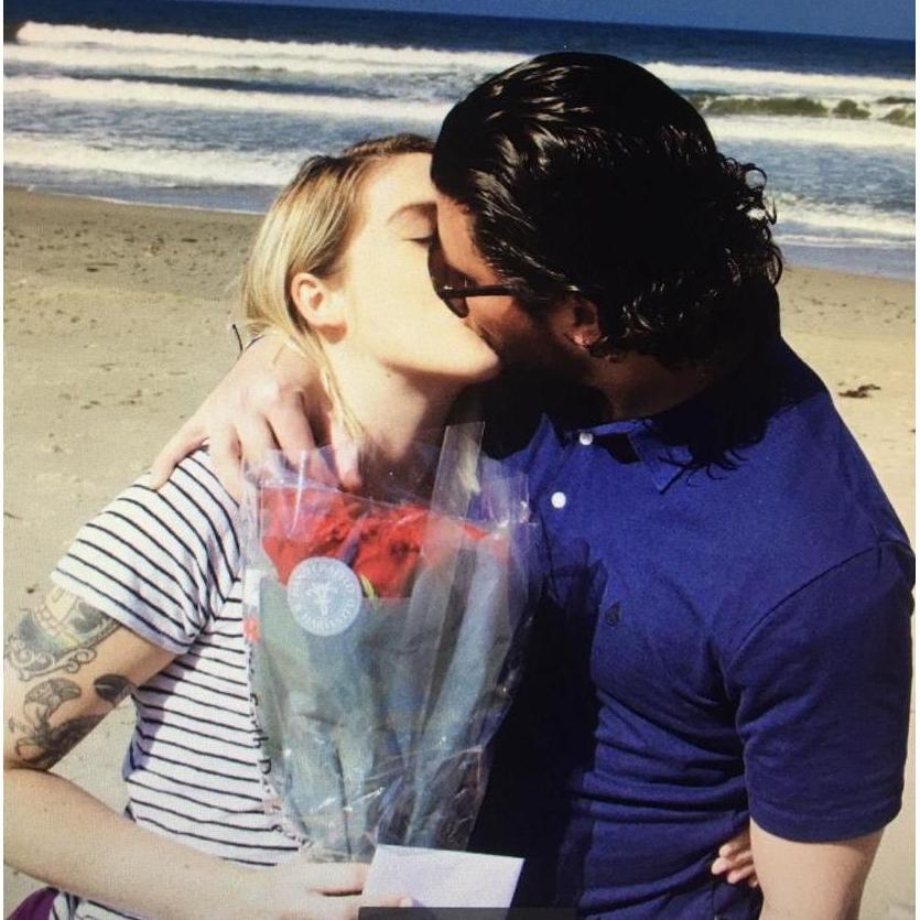 After she said YES!