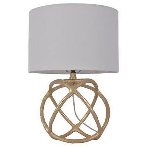 Cast Orb Figural Accent Lamp (Includes CFL Bulb) Gold - Threshold™