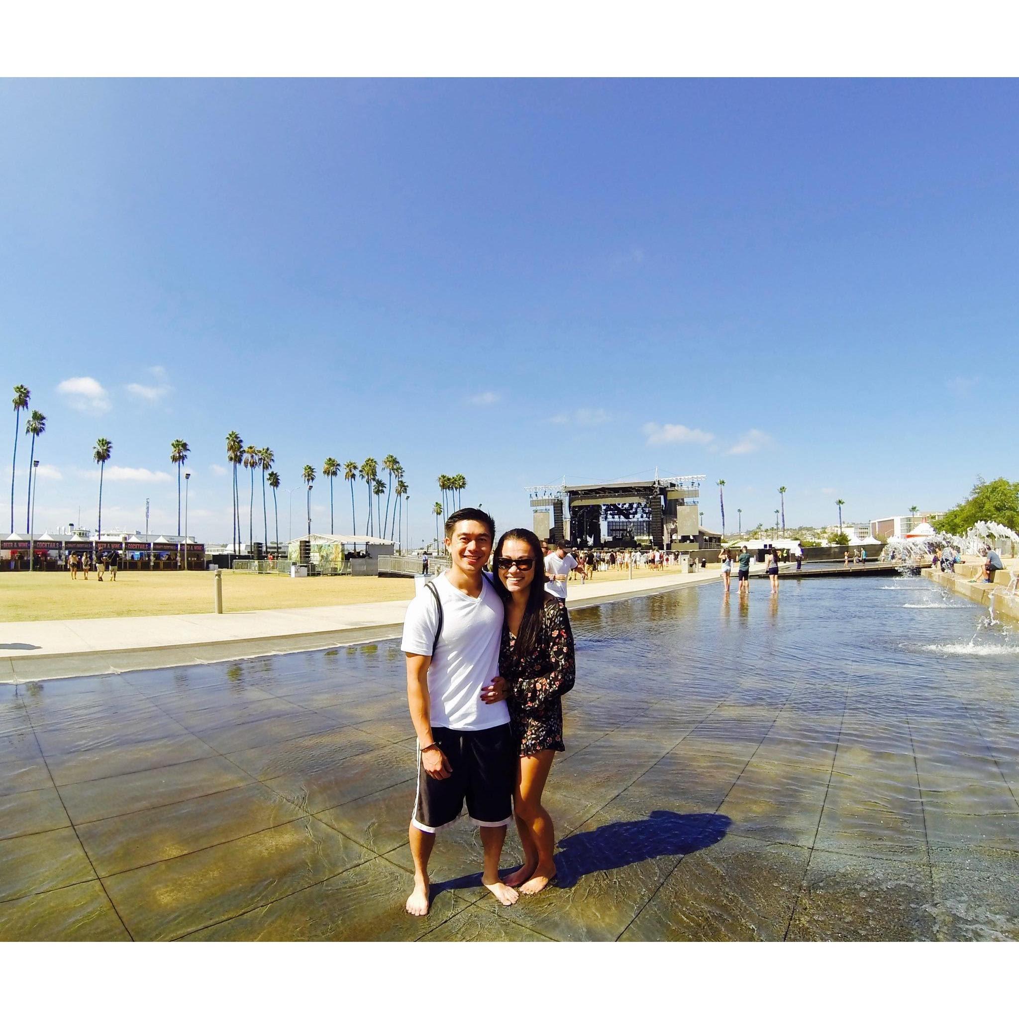 Our first festival (and picture) together
CRSSD, San Diego, CA