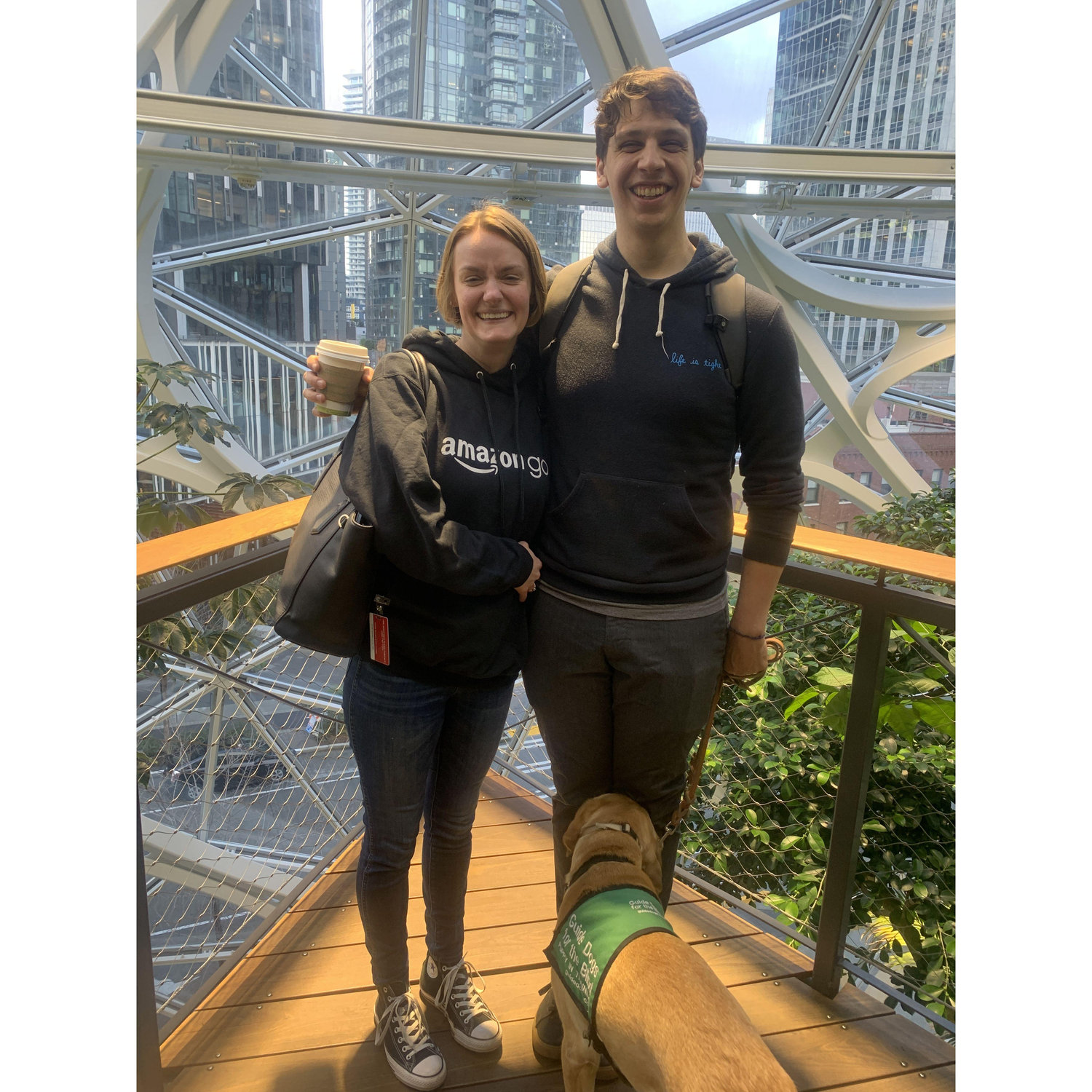 Seattle, the Spheres, and a guide dog puppy
