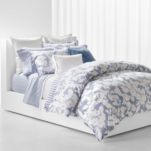 Lauren Ralph Lauren Willa Reversible Full/Queen Duvet Cover Set in Blue