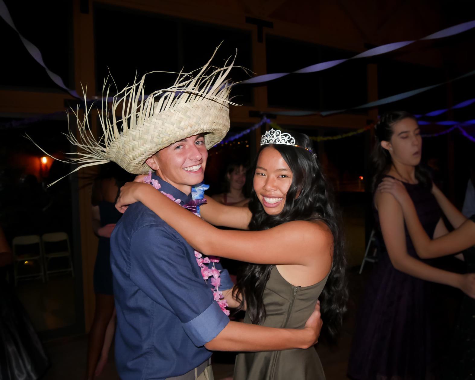 Homecoming King and Queen senior year.