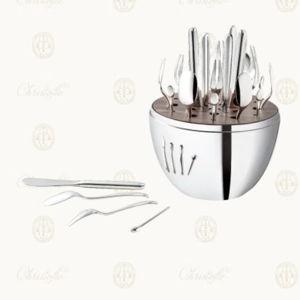 Christofle Silver Plated 24 Piece Appetizer Set