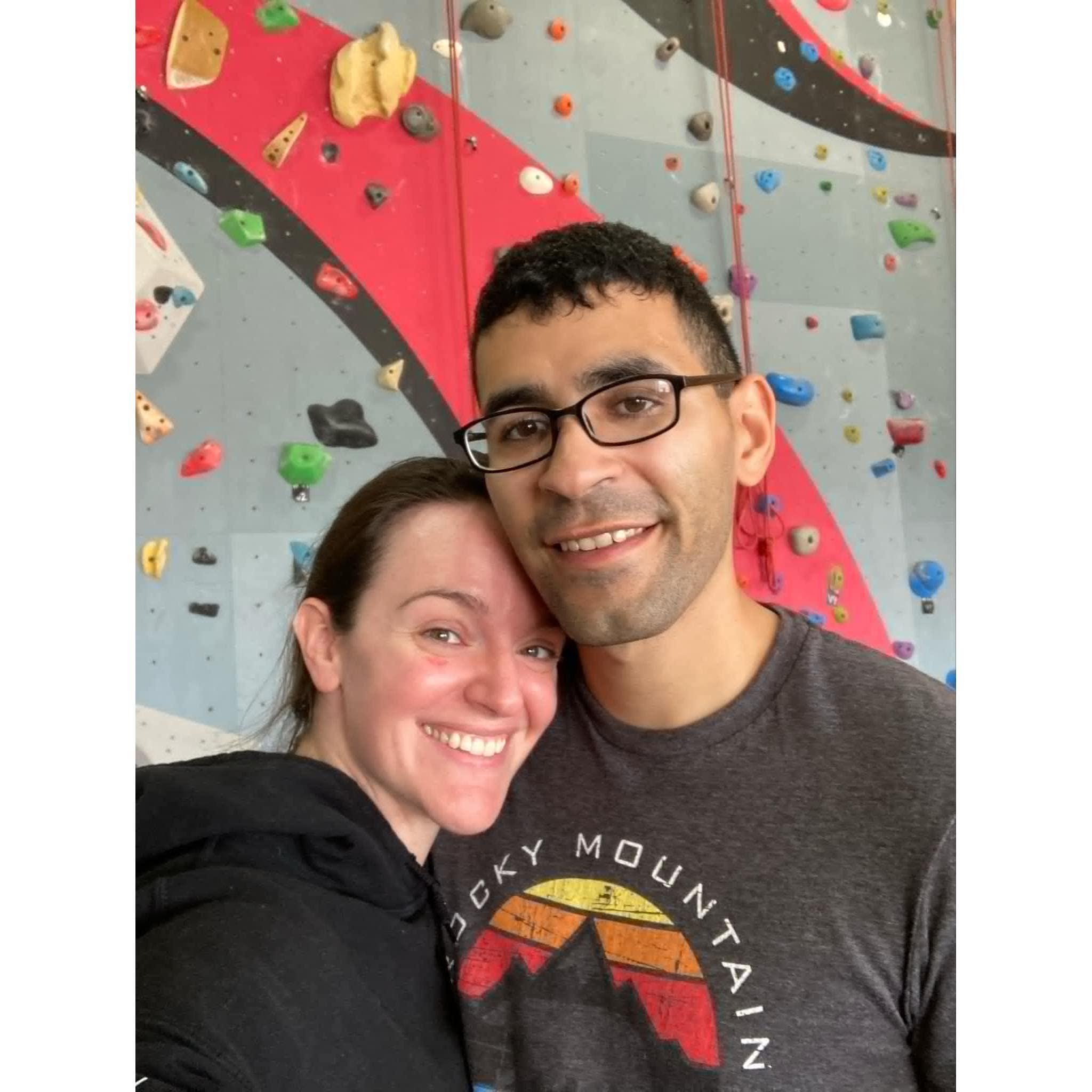 Rock climbing date in Monterey, CA