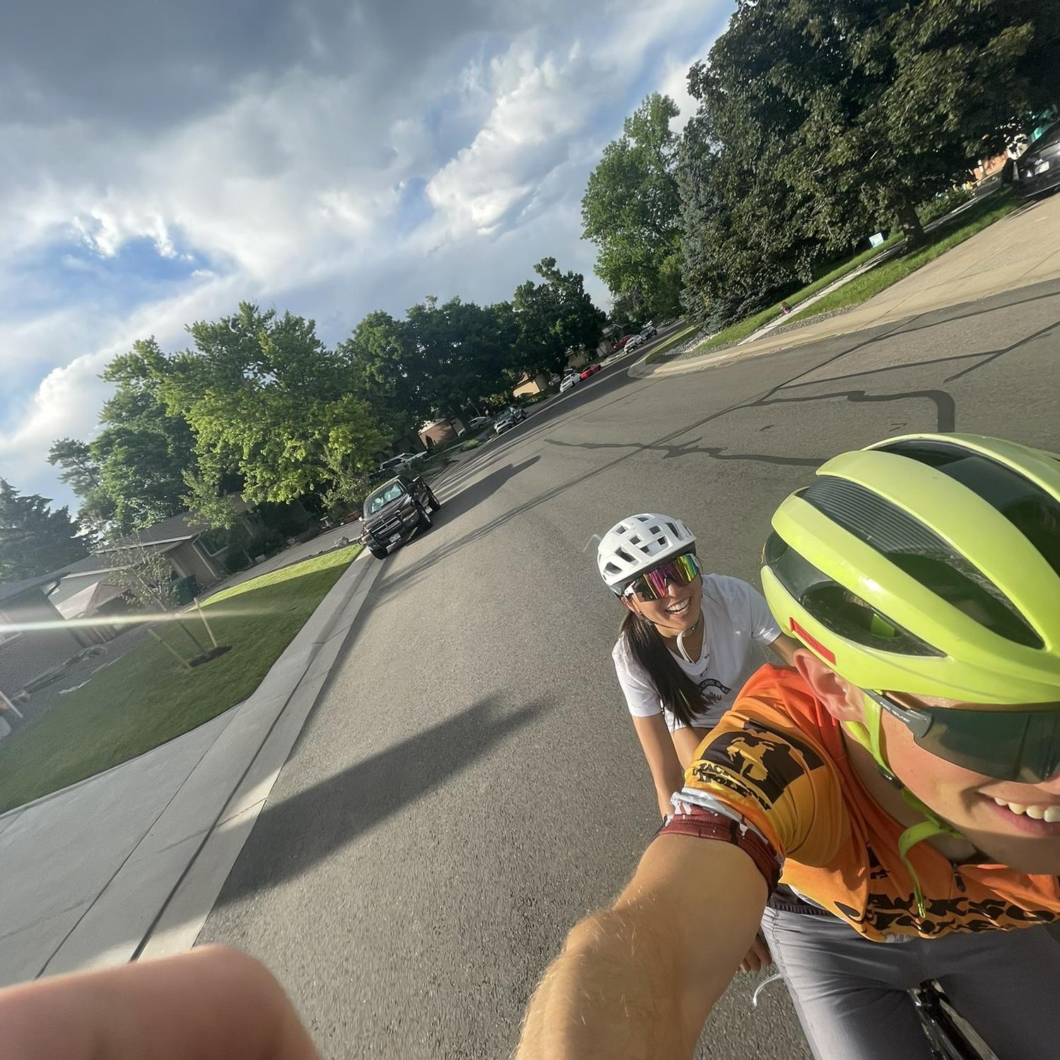 June 2025 - John and Molly on a tandem