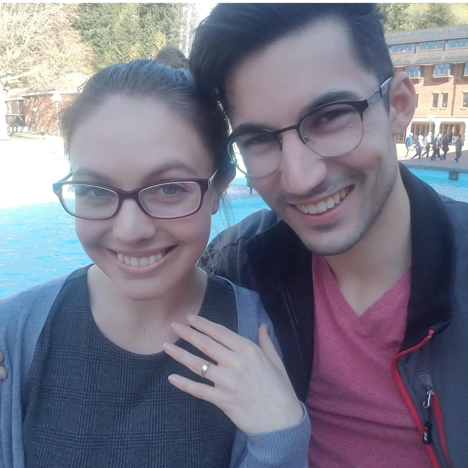 4.20.2019 at Boulevard Park in Bellingham, WA - He proposed, she said "yes"!