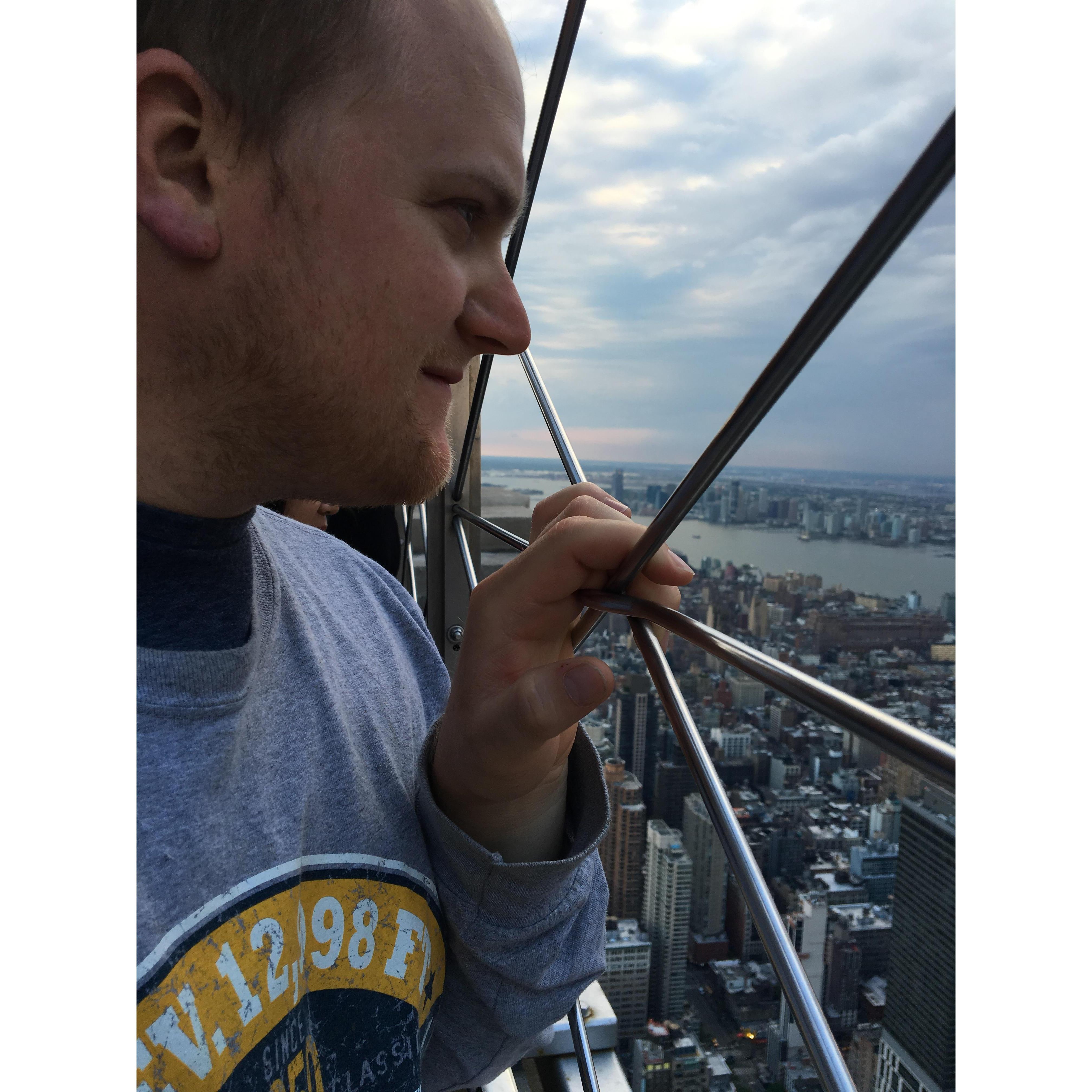 Atop the Empire State Building, New York City