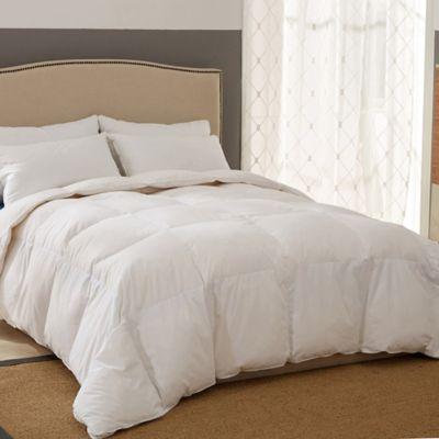 All Season White Goose Down and Down Alternative Gusseted King Comforter