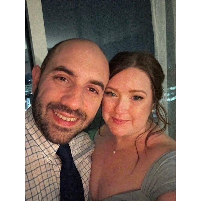 Celebrating Kathleen's wedding