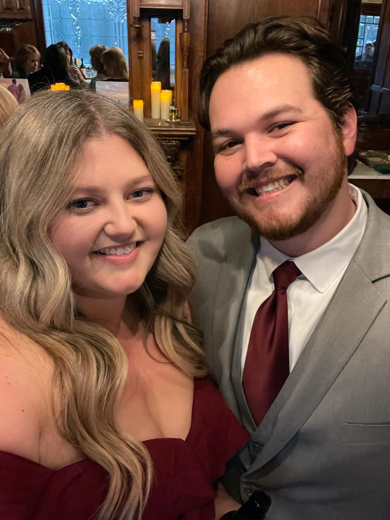 Our first formal wedding, February 2022! We dressed our best and danced the night away! Congrats to the Matejceks!