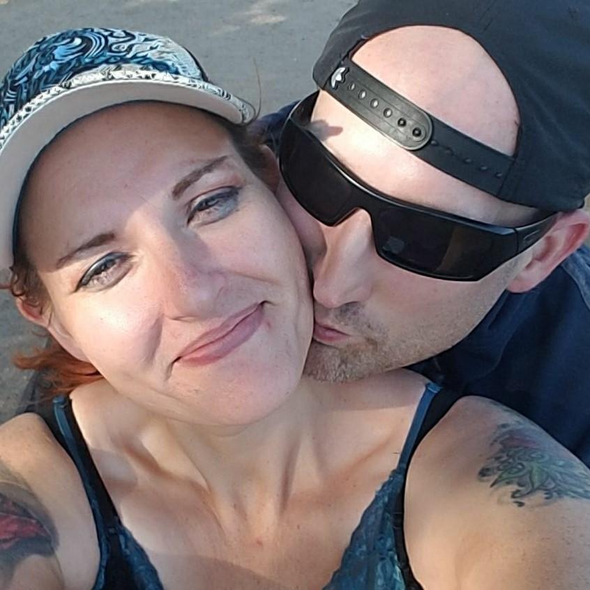 Our first picture together. We spent the day at Hesperia Lakes with my son Jason Jr. We were fishing and enjoying the beautiful outdoors.