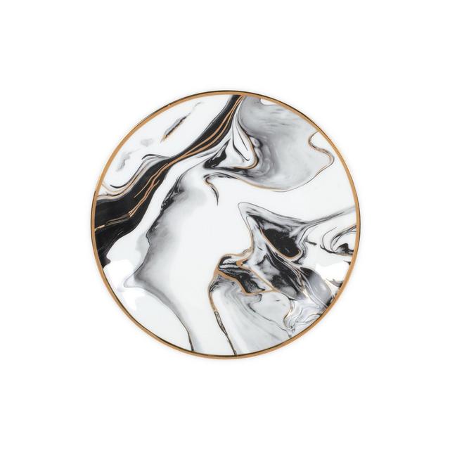 Olivia & Oliver™ Harper Marble Gold Salad Plate in Grey