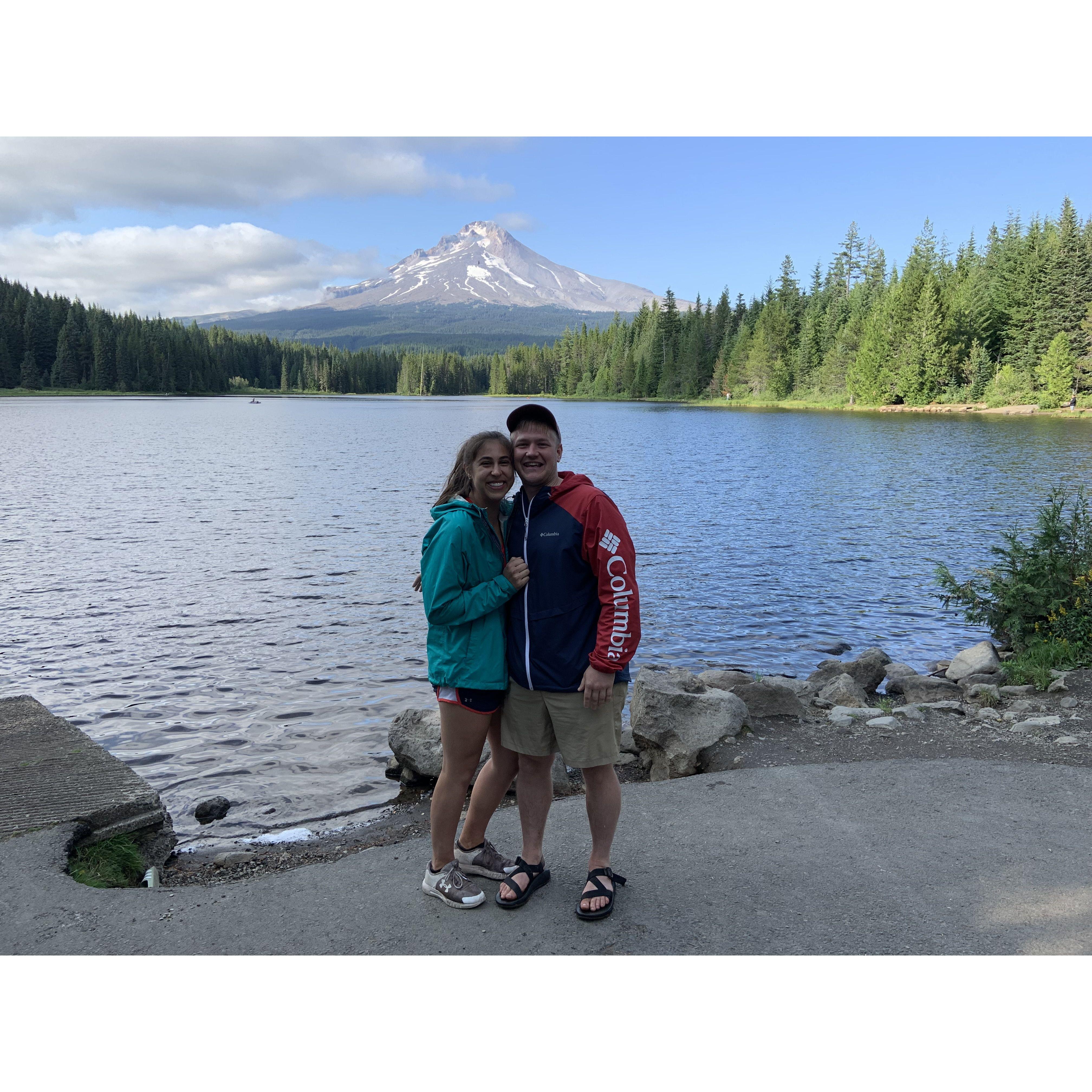 Oregon trip, Sophie's shoes were white at one point