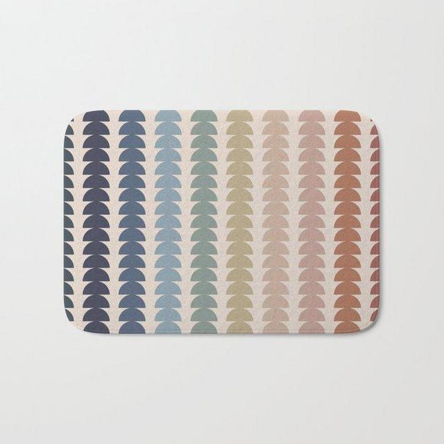 Maude Pattern- Vintage Multicolor Bath Mat