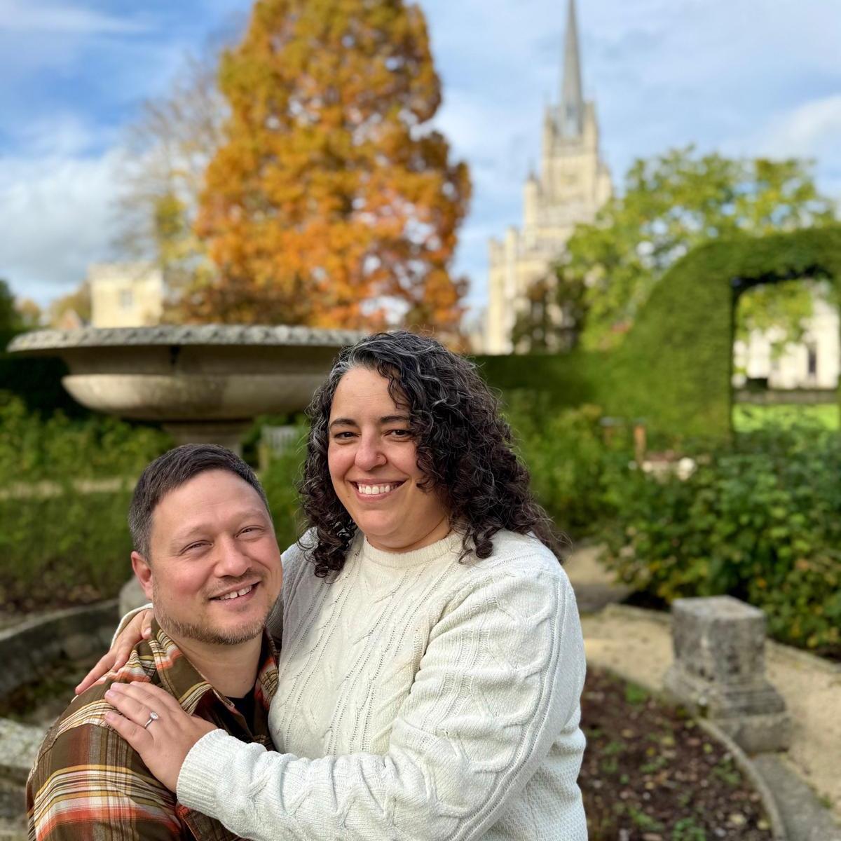 We got engaged at Ashridge House in Berkhamsted UK October 2025.