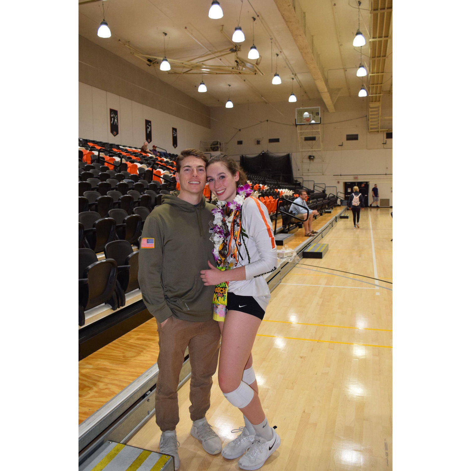 Sam's senior night at Lewis & Clark