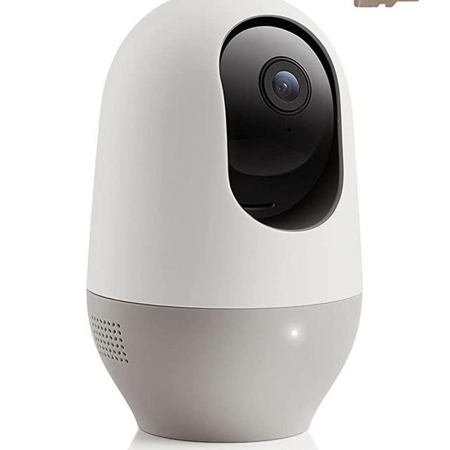 Nooie Dog Camera with Phone App, WiFi Pet Camera with SD Card, Indoor Home Security Camera for Pet/Baby/Nanny, with AI Tracking, IR Night Vision, Works with Alexa, 2-Way Audio