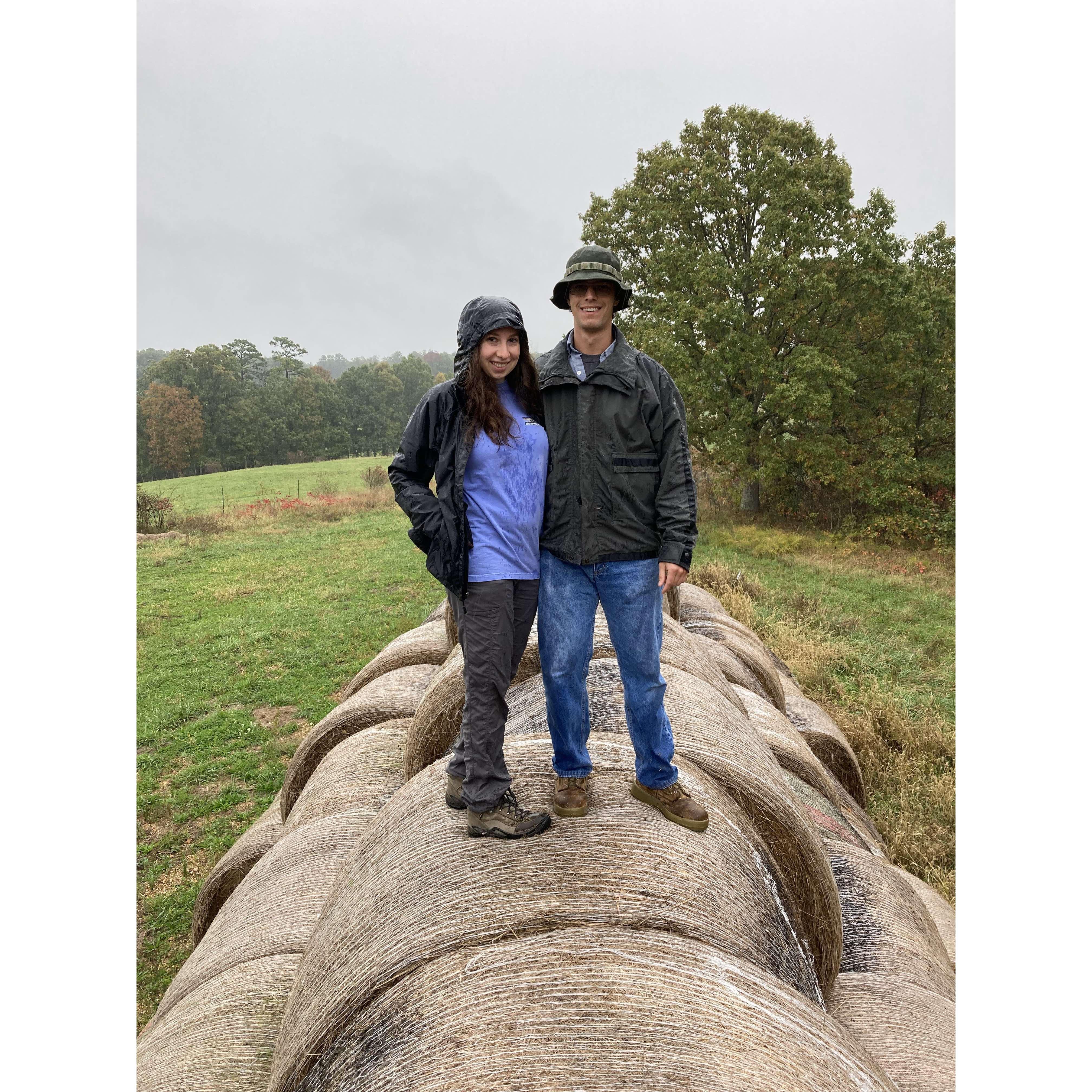 1 year anniversary. We went camping and off-roading in Potosi, MO