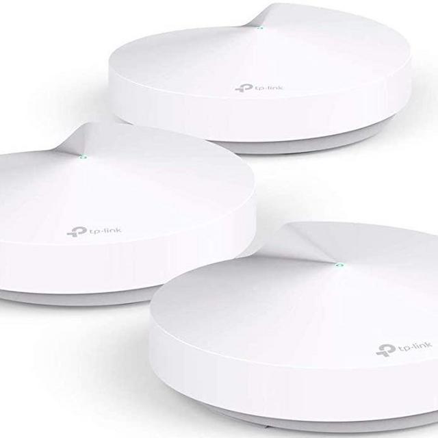 TP-Link Deco Whole Home Mesh WiFi System –Up to 5,500 sq. ft. Coverage and 100+ Devices,WiFi Router/WiFi Extender Replacement, Support Parental Controls/Anitivirus, Seamless Roaming(Deco M5)