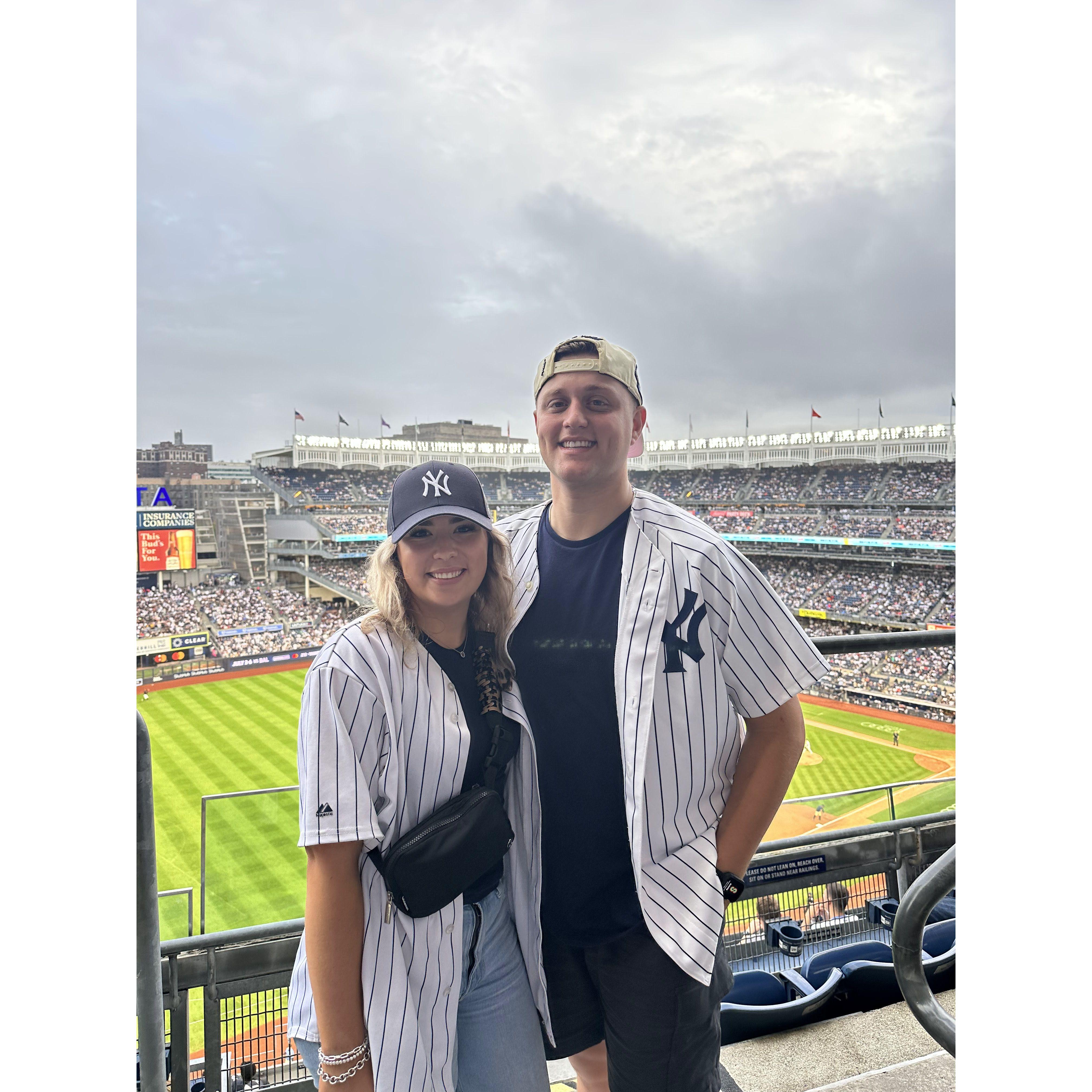 First yankees game together!