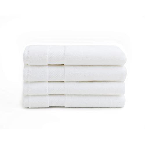 Charisma American Heritage 4 Pack White Hand Towel