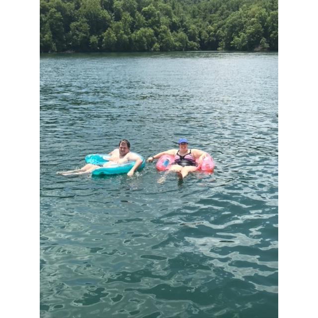 Lounging at the lake